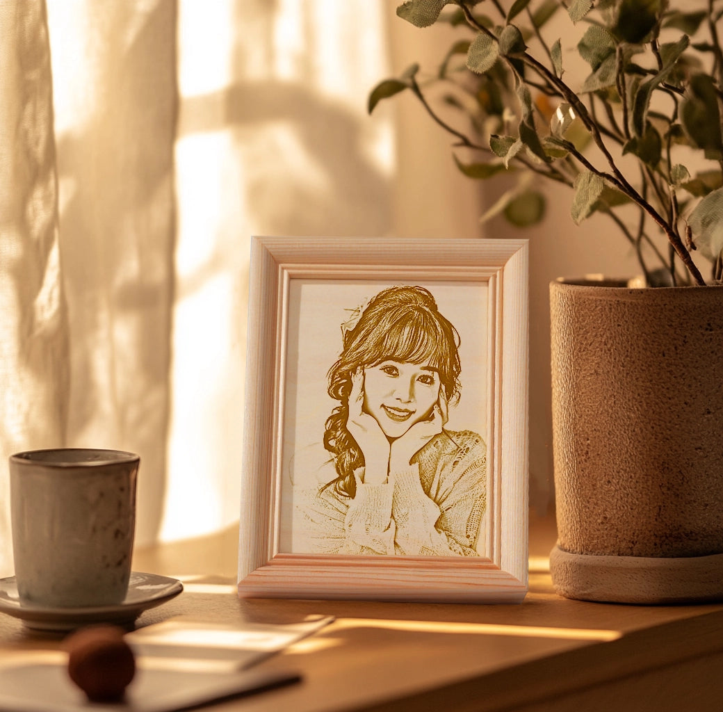 木刻畫 照片訂製禮物