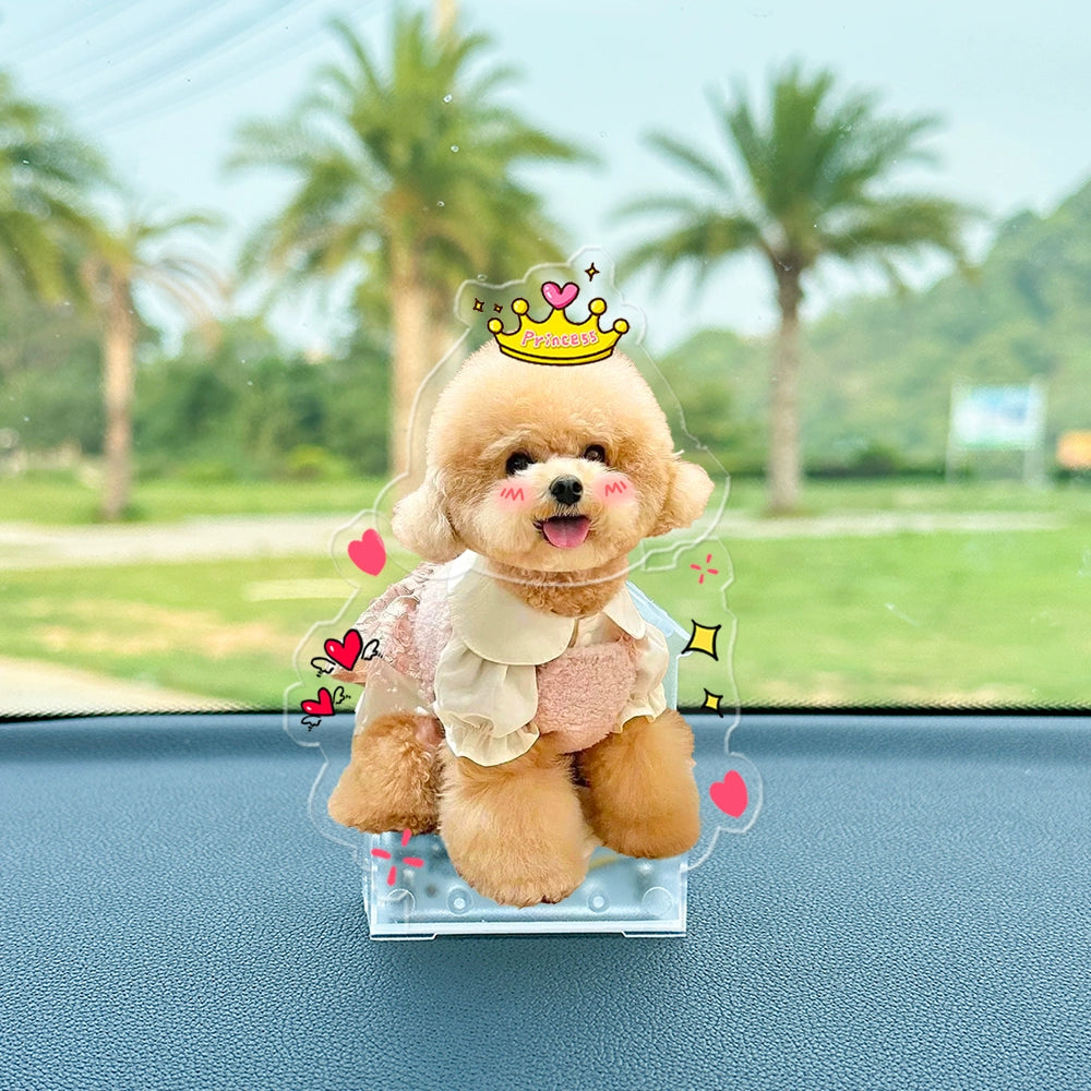 寵物搖頭擺件 照片訂製禮物