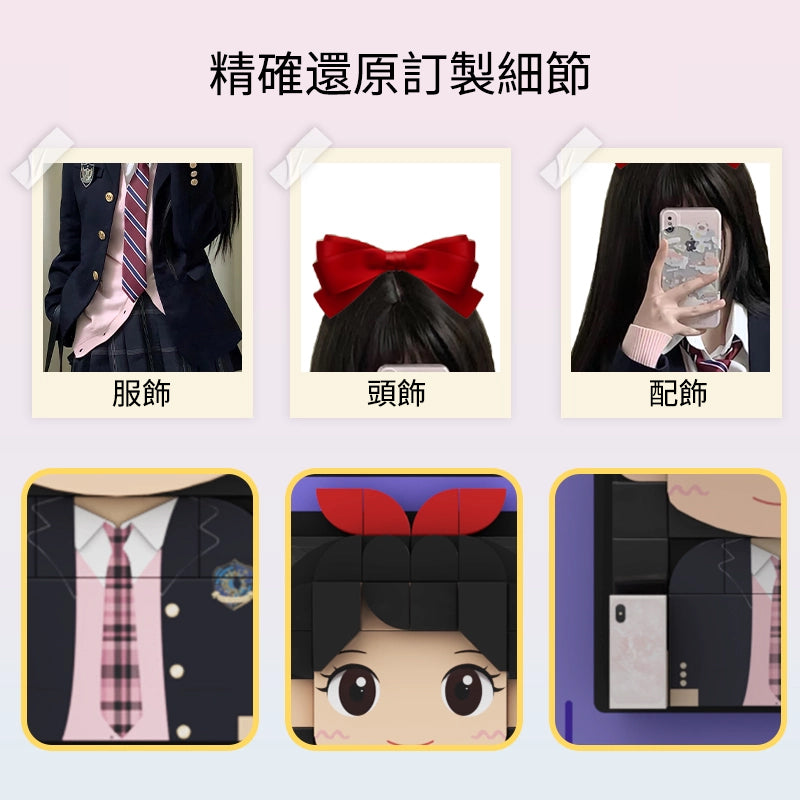 方頭仔積木 照片訂製禮物