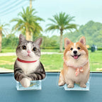 寵物搖頭擺件 照片訂製禮物