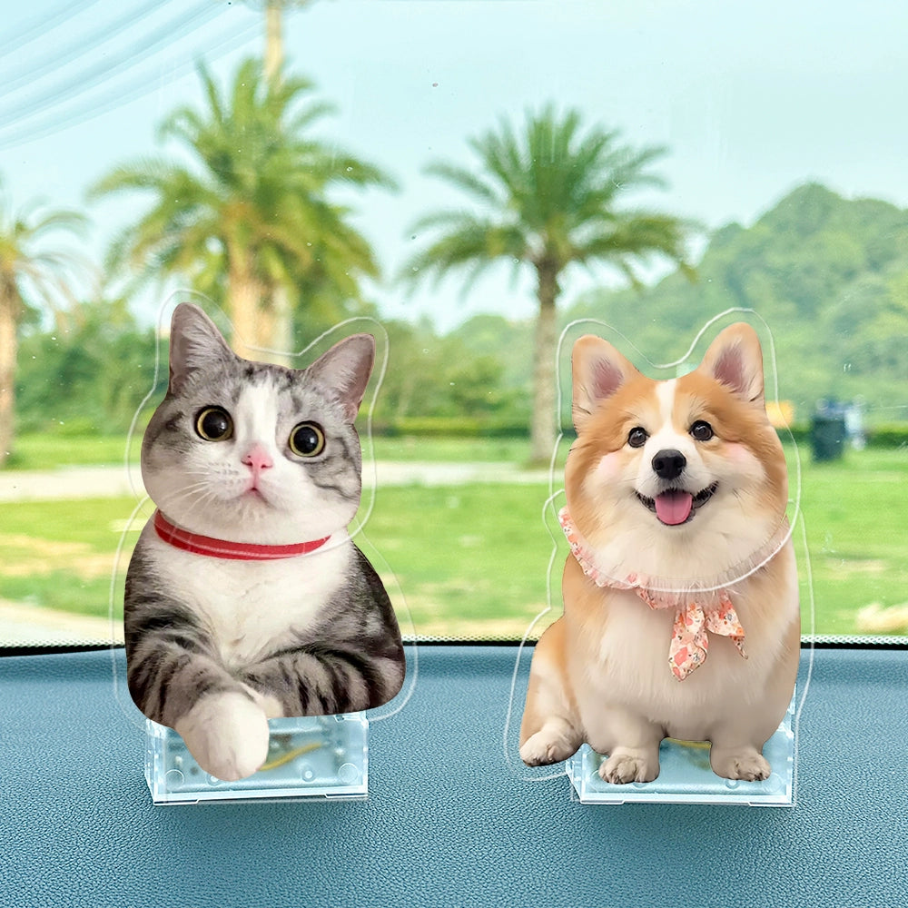 寵物搖頭擺件 照片訂製禮物