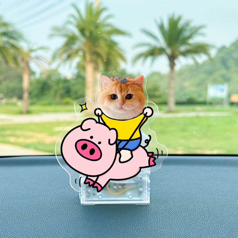 寵物搖頭擺件 照片訂製禮物