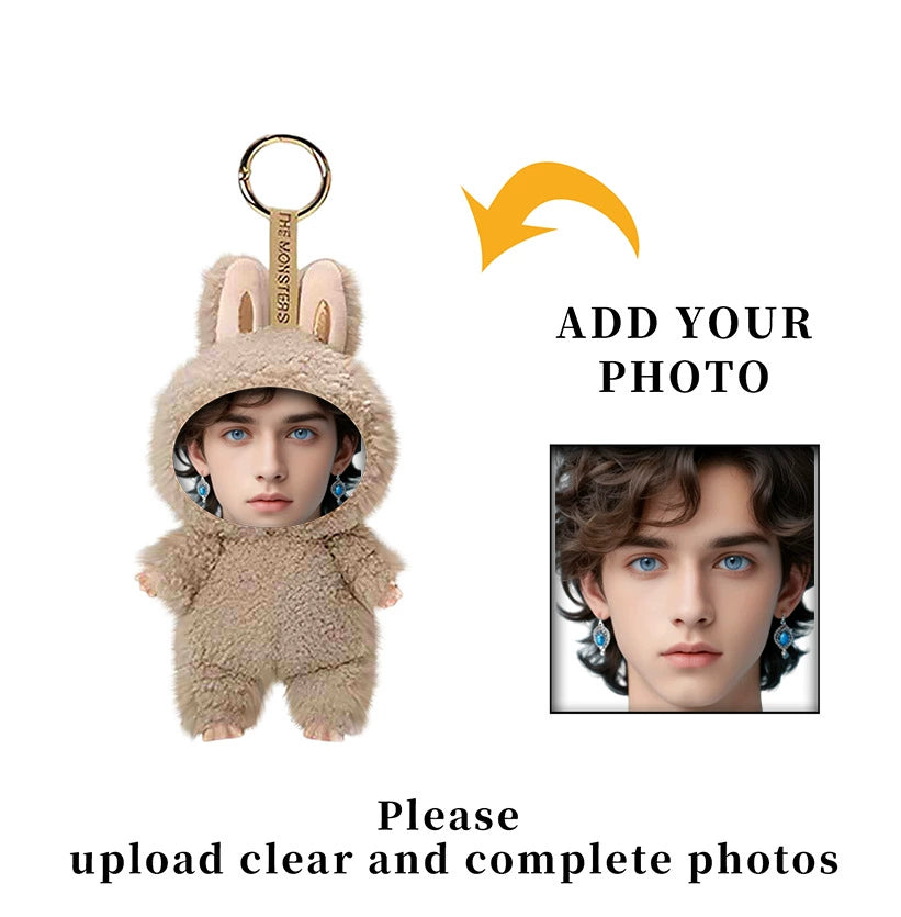 人臉玩偶 照片訂製禮物